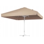 Зонт с центральной опорой 4х4м квадратный (Ткань Oxford 600D) бежевый - купить в интернет-магазине OCEAN-WAVE.ru