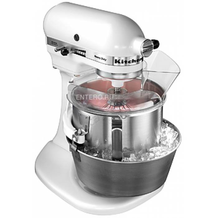 Миксер планетарный KitchenAid 5KPM5EWH белый - купить в интернет-магазине OCEAN-WAVE.ru