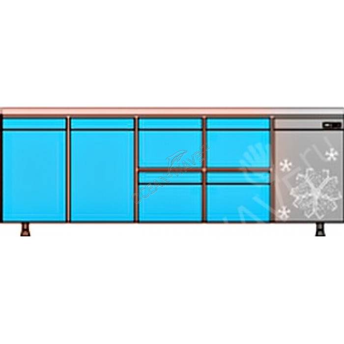 Стол холодильный Кобор C6-2D4B - купить в интернет-магазине OCEAN-WAVE.ru