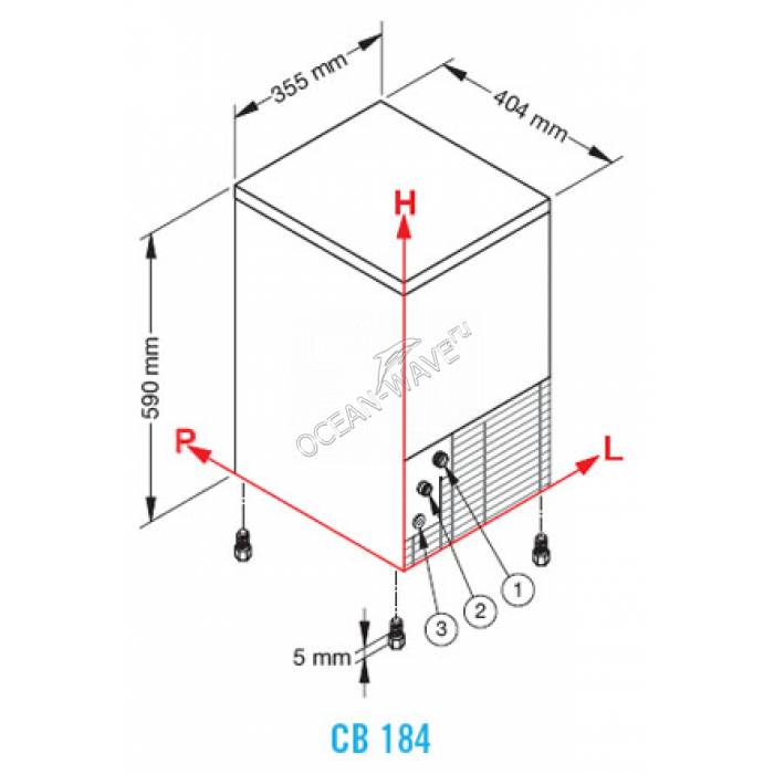 Льдогенератор Brema CB 184A ABS - купить в интернет-магазине OCEAN-WAVE.ru